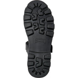 Brutus Leather Mary Jane Shoes, Black