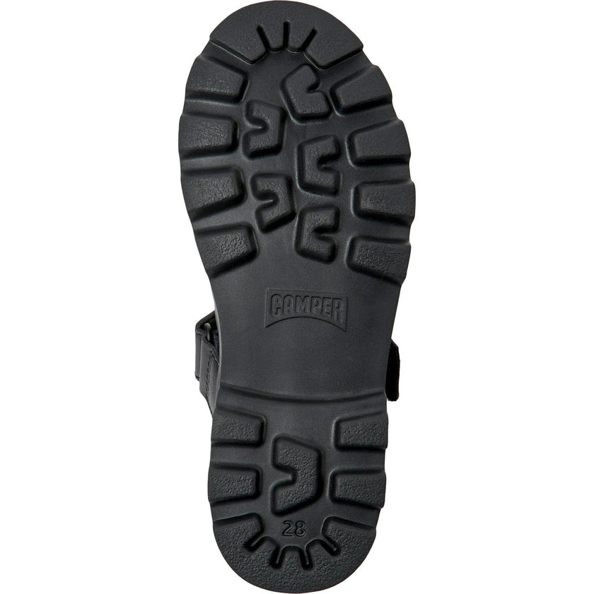 Brutus Leather Mary Jane Shoes, Black