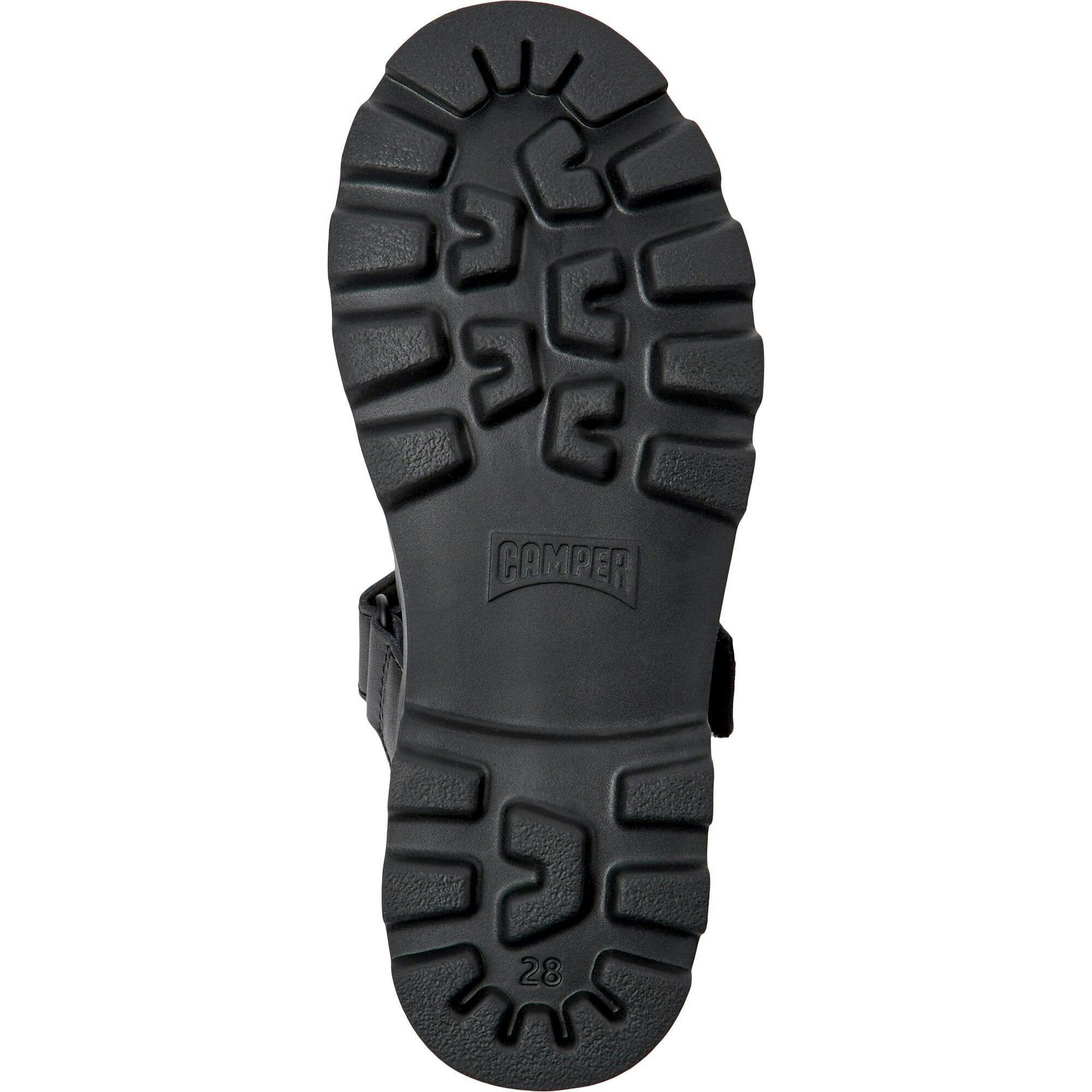 Brutus Leather Mary Jane Shoes, Black