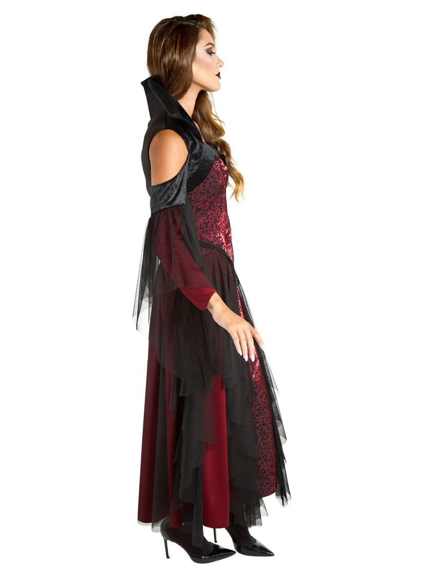 Women's Red Vintage Vampiress Costume