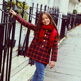 Islington Girls Coat - Classic Tartan