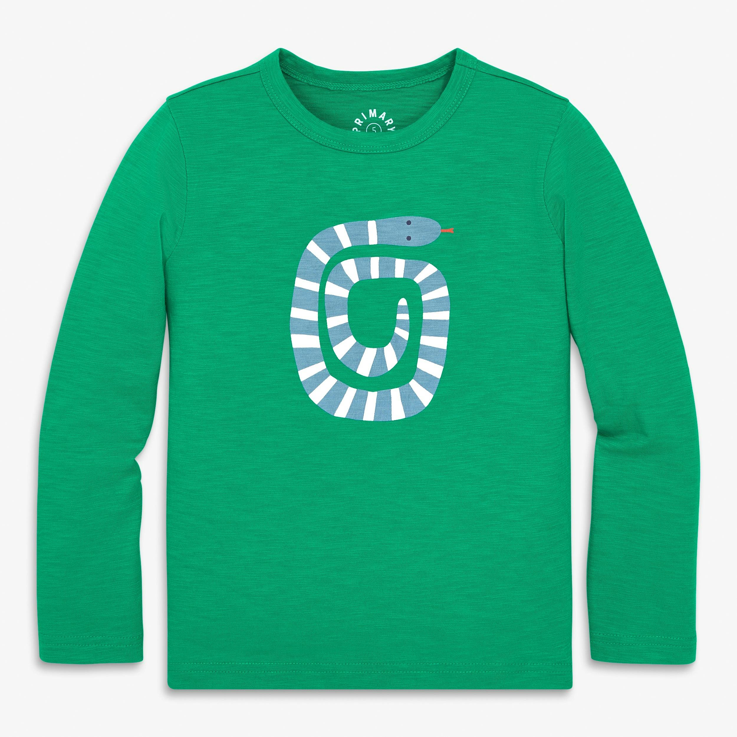 Kids long sleeve inchworm tee