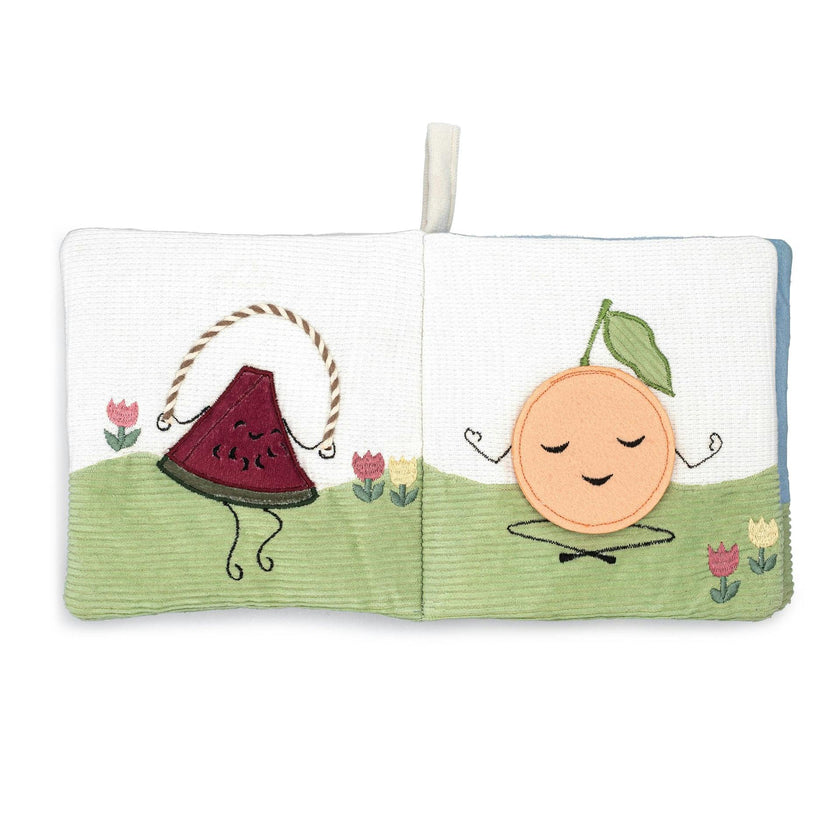 Clementine Fruits & Veggies Soft Plush Activity Book
