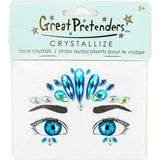 6 Packs Ocean Mermaid Face Crystals