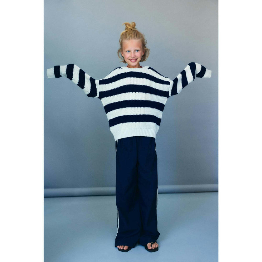 Musa Teen Jumper Summer Midnight Knit Stripes