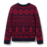 The Holiday Fair Isle Sweater, navy blue