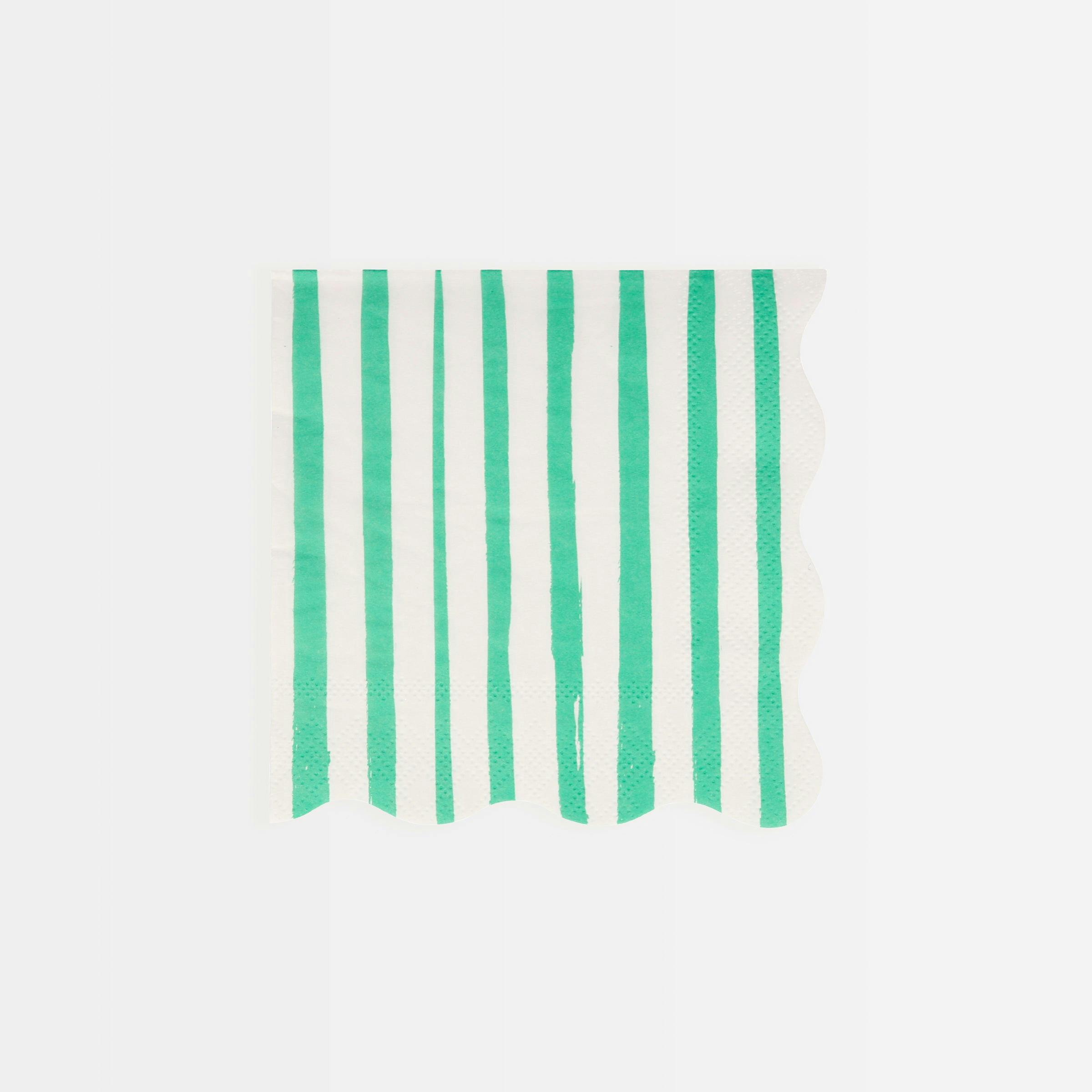 Mixed Stripe Small Napkins