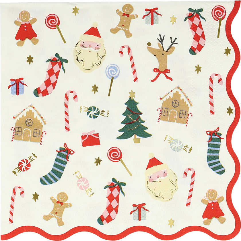 Jolly Christmas Large Napkins