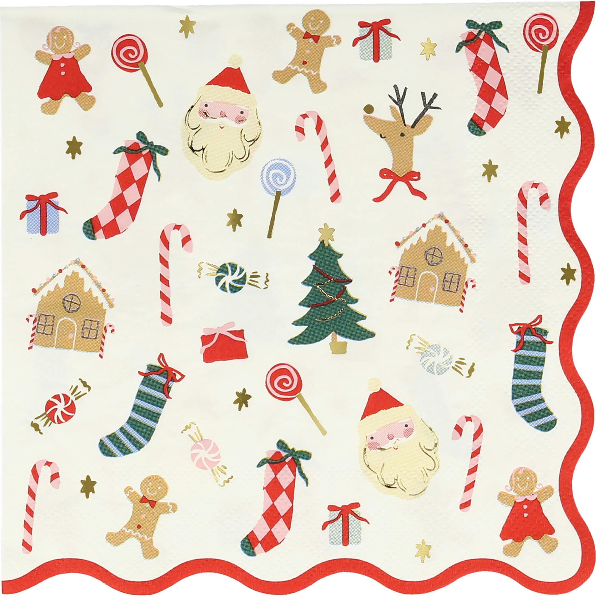 Jolly Christmas Large Napkins