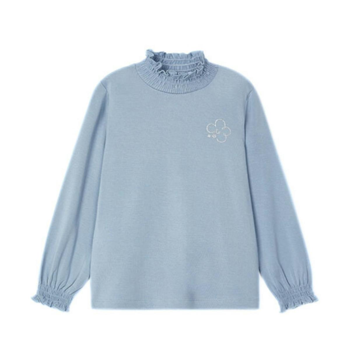 Blue Soft Turtleneck