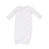 Dainty Buds and Bows - Kimono Gown & Knot Headband