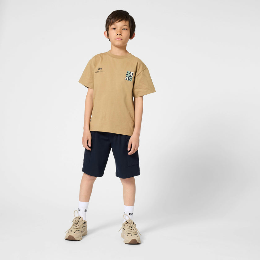 Navy Blue Cargo Shorts