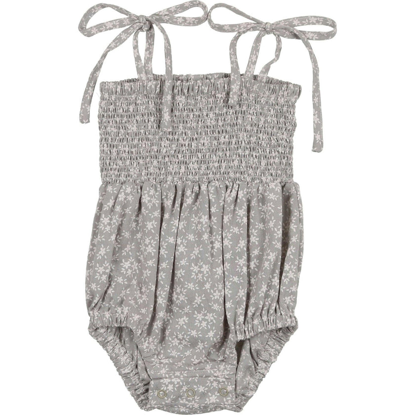 Textured Floral 2-Tired Short Skirt