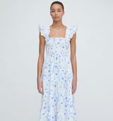 The Ellie Nap Dress - Blue Botanical