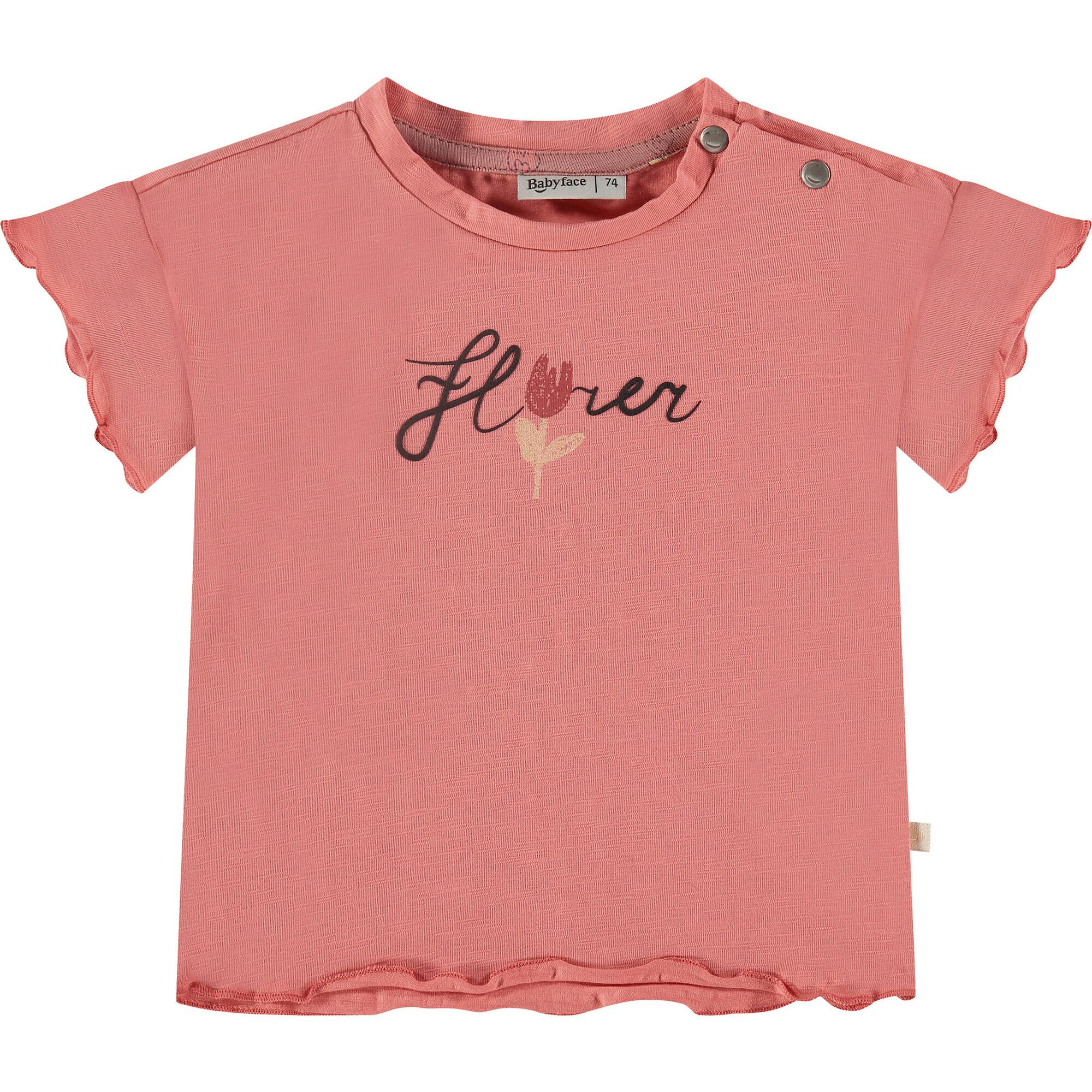 Flower Print Short Sleeve T-Shirt