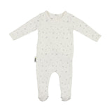 Elegant Leaves Footie and Beanie Set