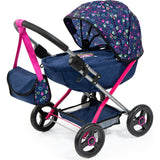 Design Dolls: Pram Cosy in Blue/Pink Hearts