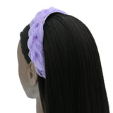Multicolored Braided Tulle Headband