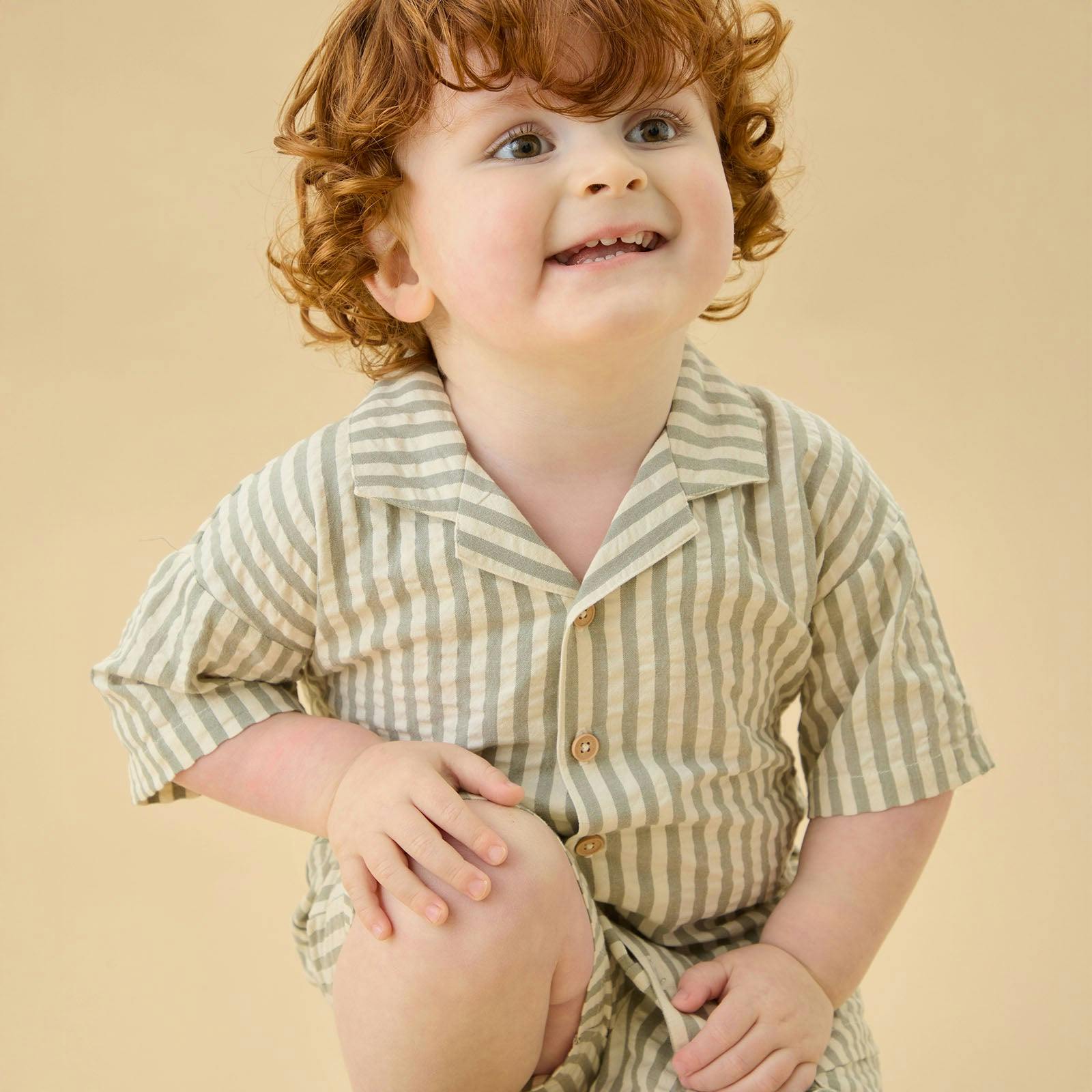 Striped Seersucker Shirt