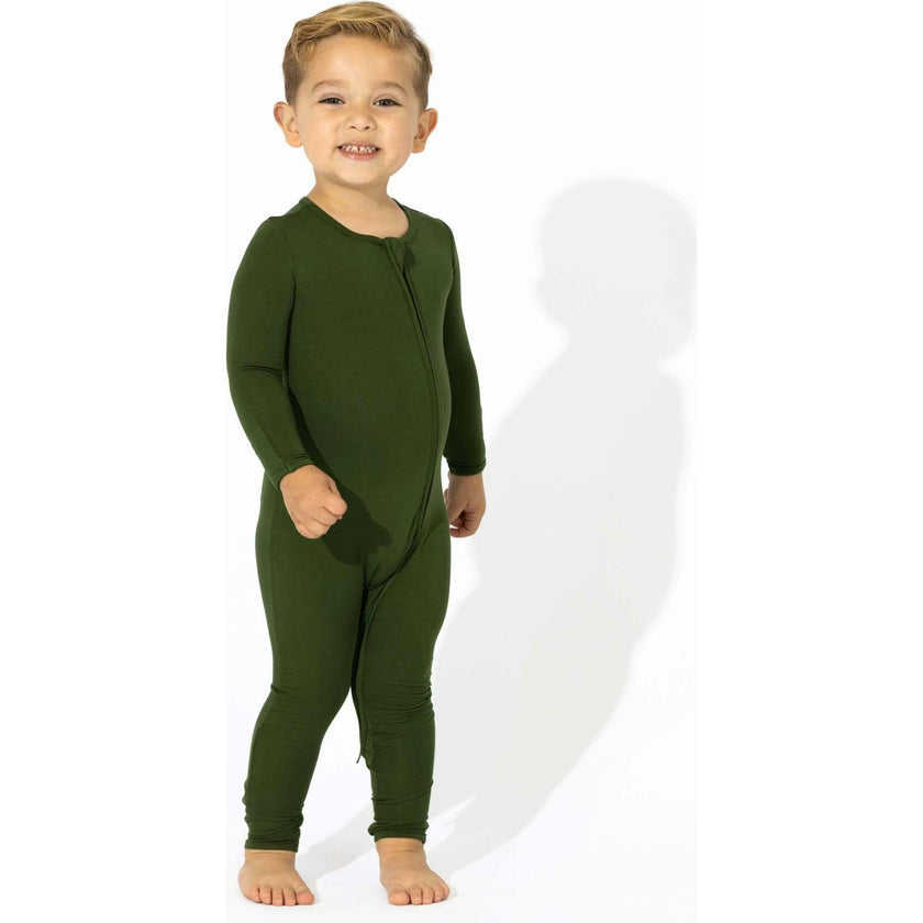 Evergreen Bamboo Convertible Footie