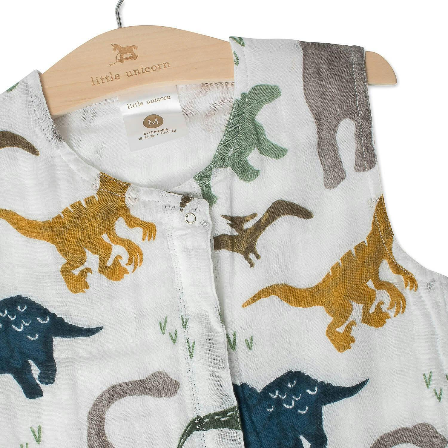Cotton Muslin Sleep Bag - Dino Friends