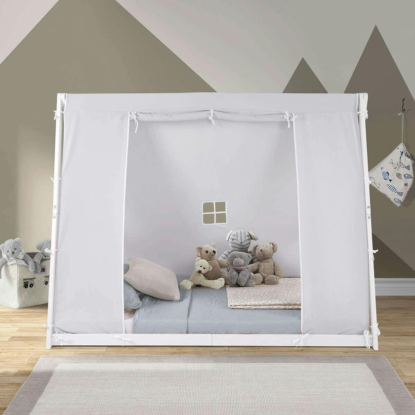 Kid's Tent Twin Floor Bed