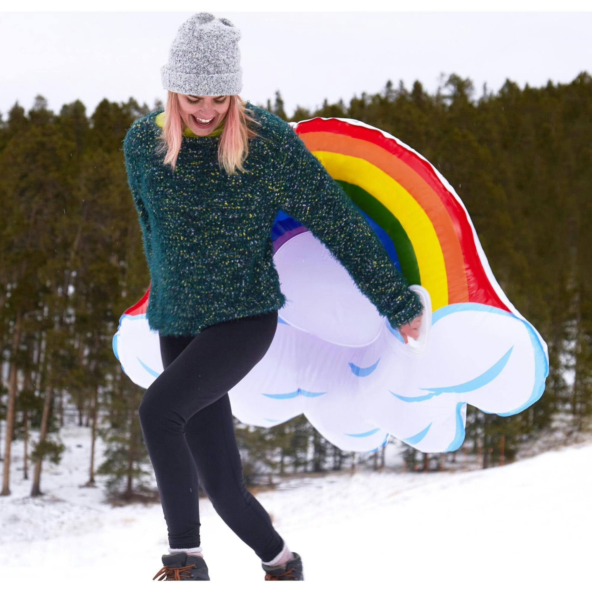 Rainbow Snow Tube