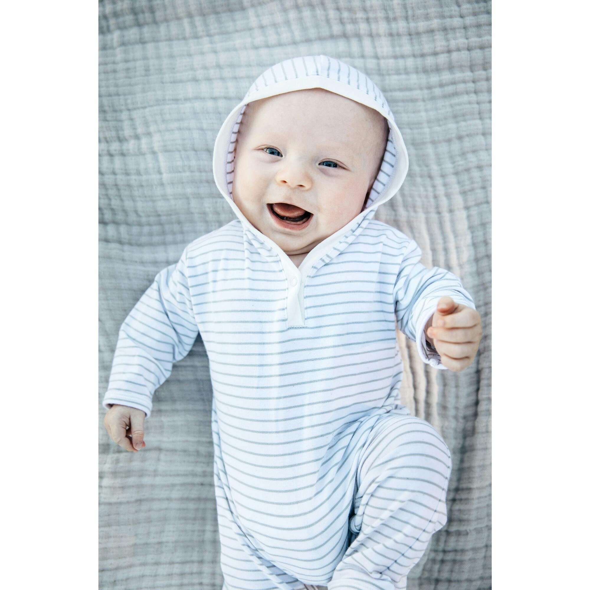 Organic Hooded Onesie