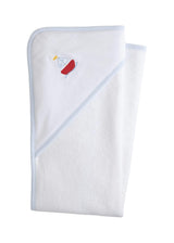 Hooded Towel - Sailboat