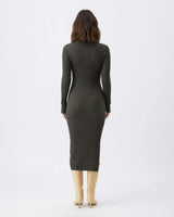 Nella Rib Nursing Knit Dress  Ivy