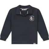 Basketball Emblem Polo Sweatshirt