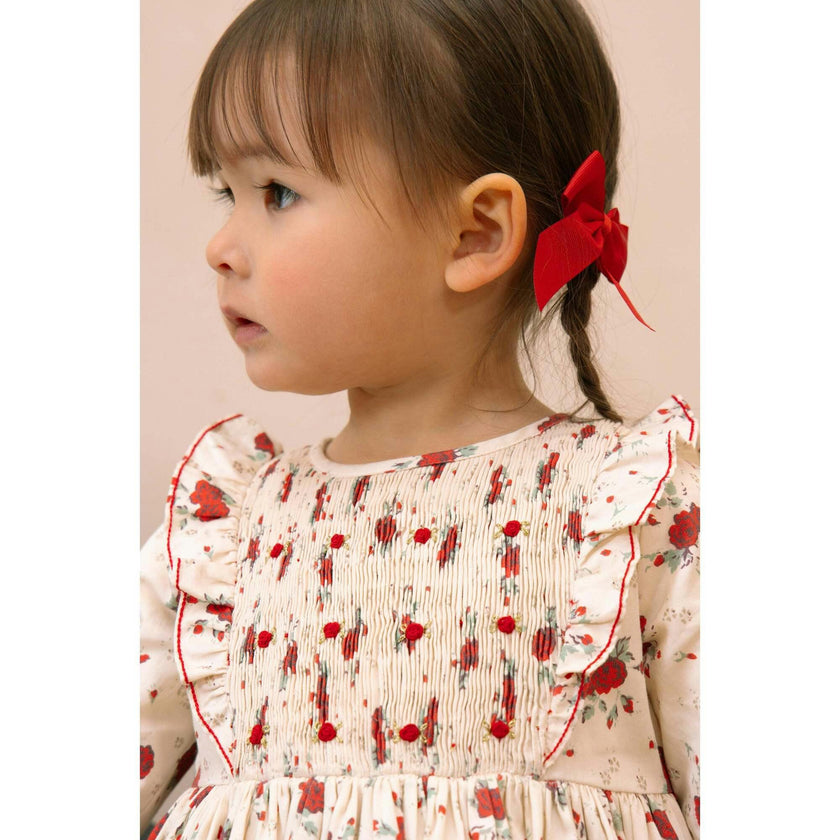 Anastasia Christmas Smocked Dress
