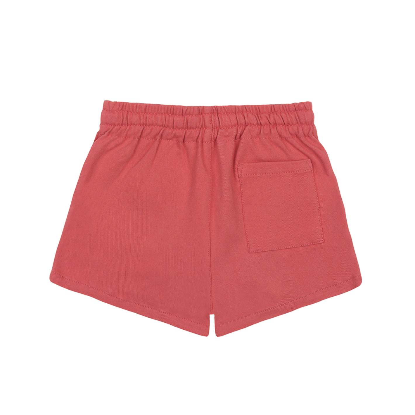 Boys Poppy Red Ultra-Soft Twill Short