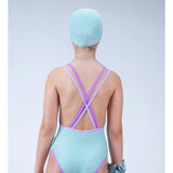 Textured Water Stripes Cap, Green