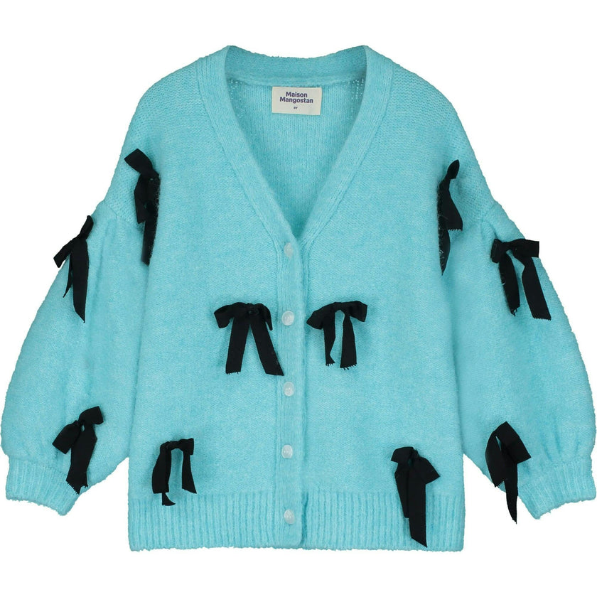 BOW KNIT CARDIGAN