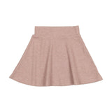 Soft Ribbed A-Line Short Skirt