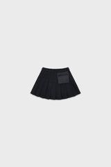 Organic Cotton Pleated Skirt