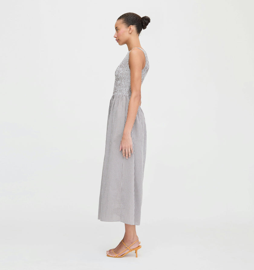 The Cosima Nap Dress - Chocolate Gingham