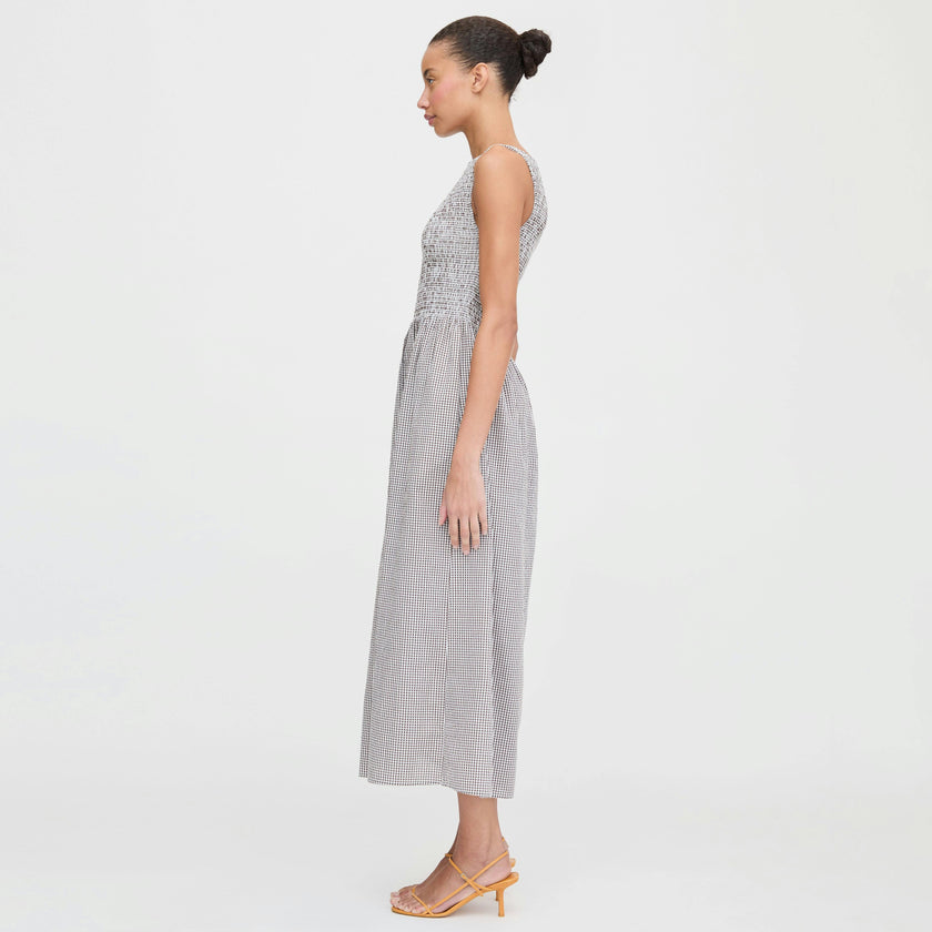 The Cosima Nap Dress - Chocolate Gingham