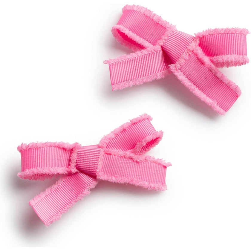 Dahlia Deconstructed Grosgrain Ribbon Double Clip Set