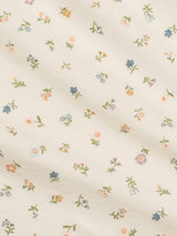 Swaddle Blanket - Petaline Floral / Fog + Fern