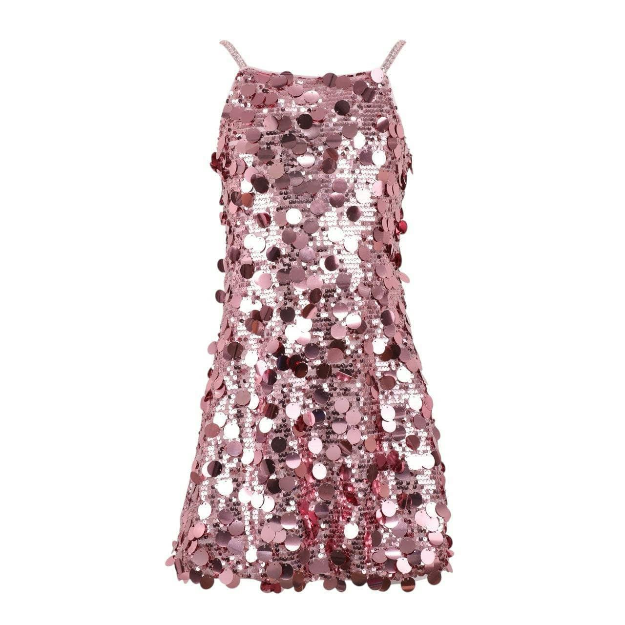 Rose Stardust Paillette Dress