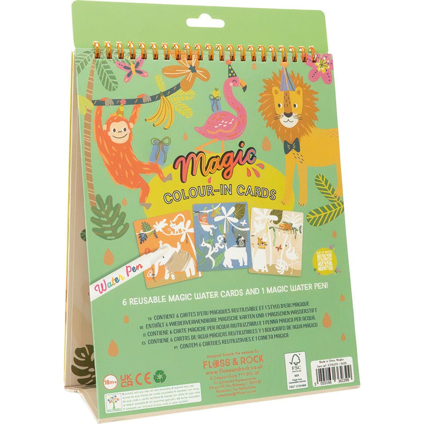 Magic Colour Changing Watercard Easel and Pen - Jungle