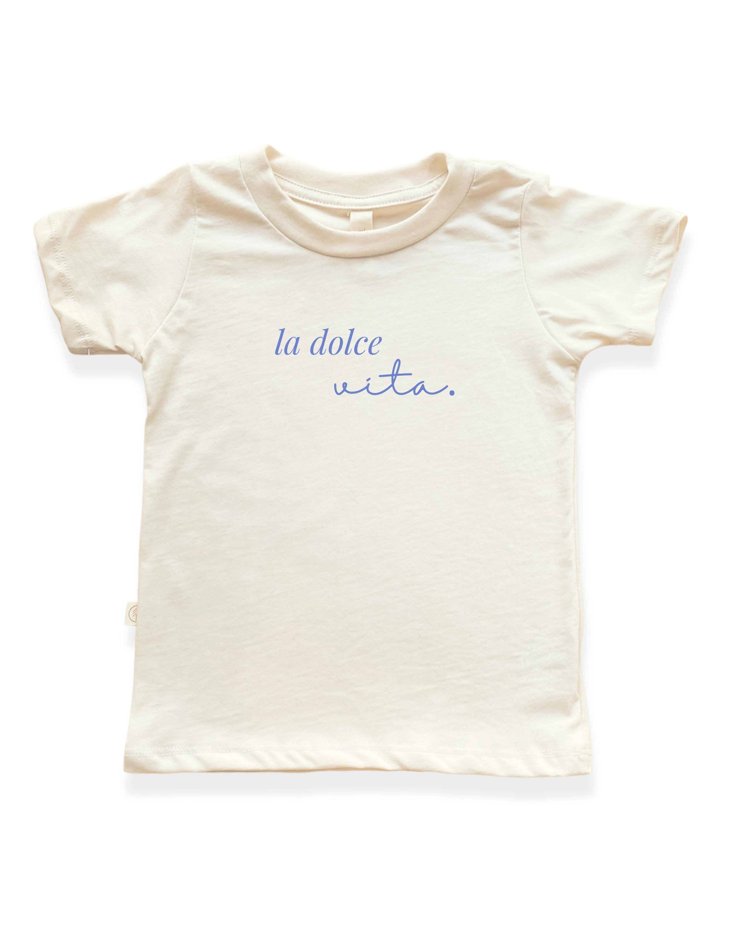 La Dolce Vita Organic Kids T-shirt
