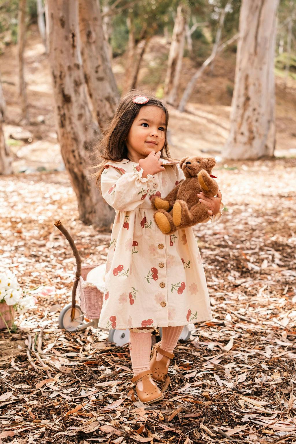 Clementine Dress in Cherry Bloom