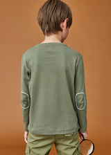 Crew Neck Long Sleeve T-Shirt