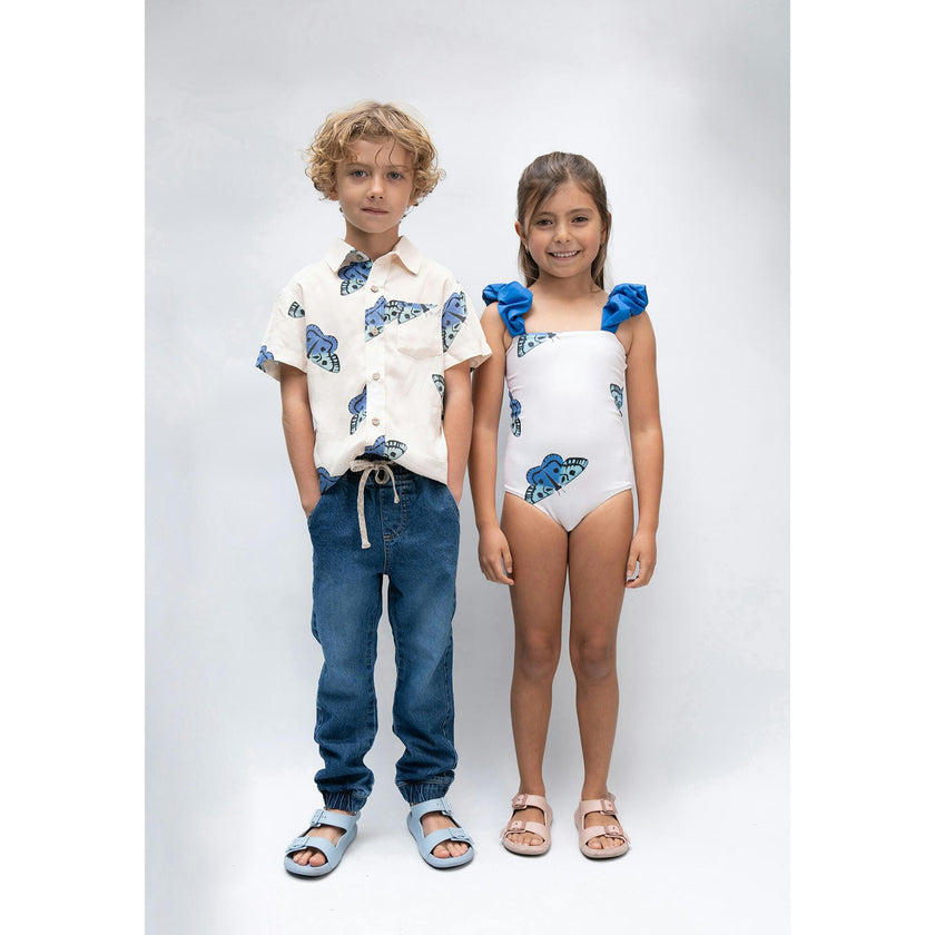 POLILLA AZUL - BAMBA ONE PIECE