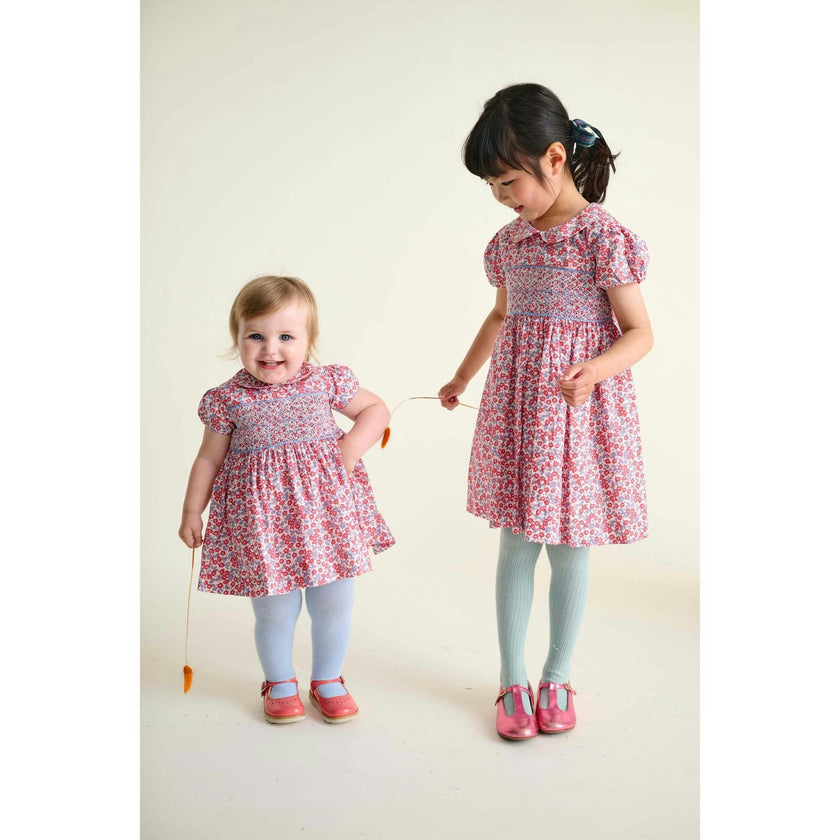 Smocked Girls Dress Augusta