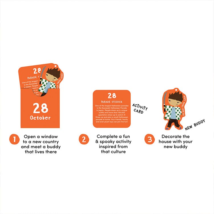 Children's Around the World Halloween Countdown