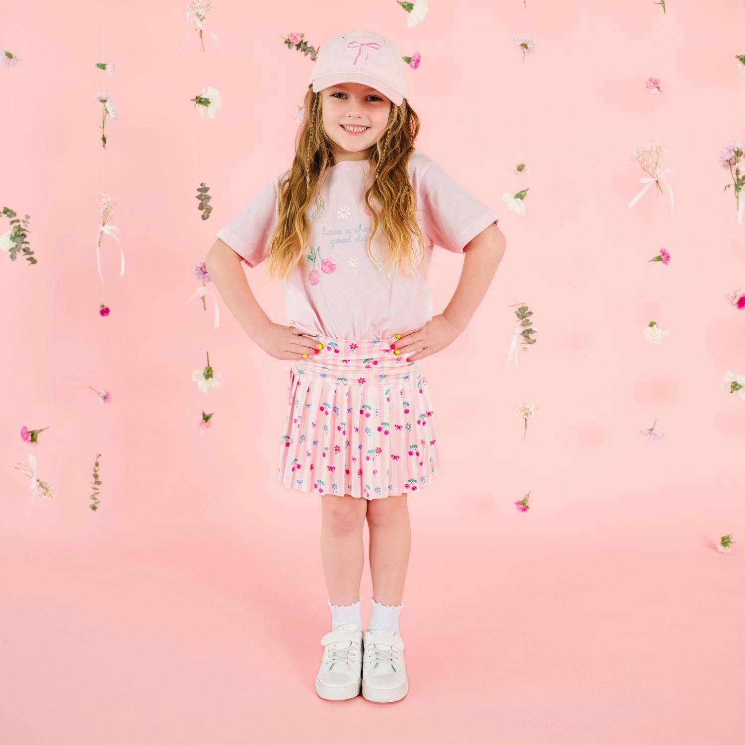 Coquette Bow Patch Baseball Hat - Ballet